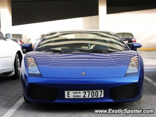 Lamborghini Gallardo spotted in Dubai, United Arab Emirates