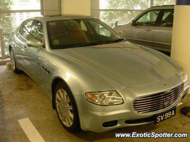 Maserati Quattroporte spotted in Raffles Place, Singapore