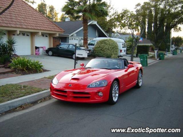 Dodge Viper spotted in Irvine, California