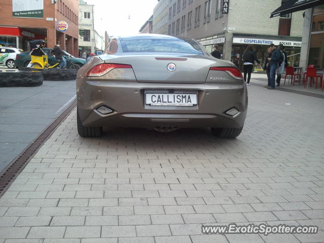 Fisker Karma spotted in Uppsala, Sweden