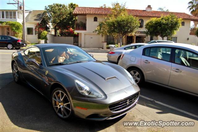 Ferrari California spotted in La Jolla, California