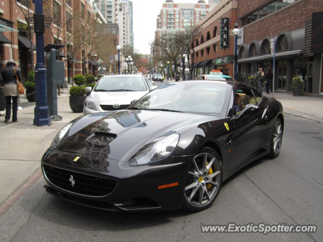 Ferrari California spotted in Toronto, Canada