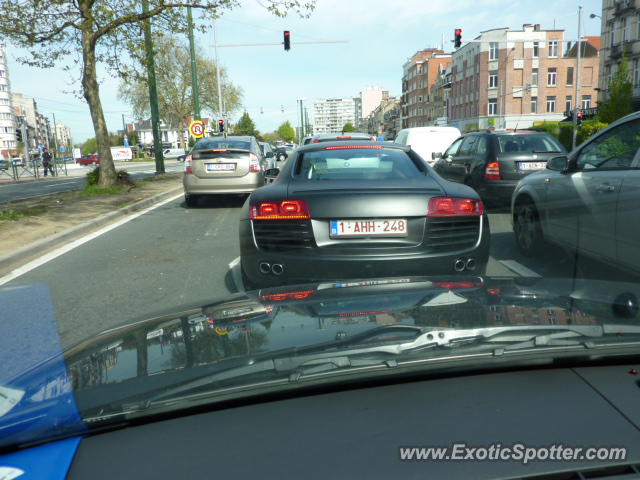 Audi R8 spotted in Brussels, Belgium