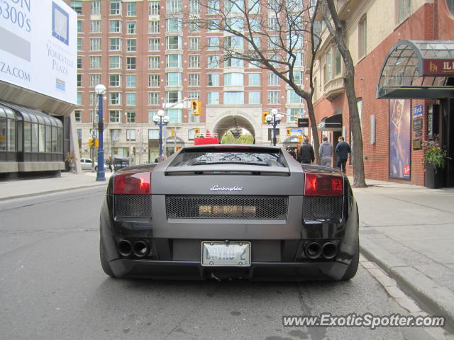 Lamborghini Gallardo spotted in Toronto, Canada