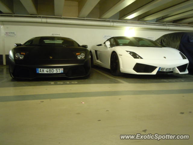 Lamborghini Murcielago spotted in Paris, France