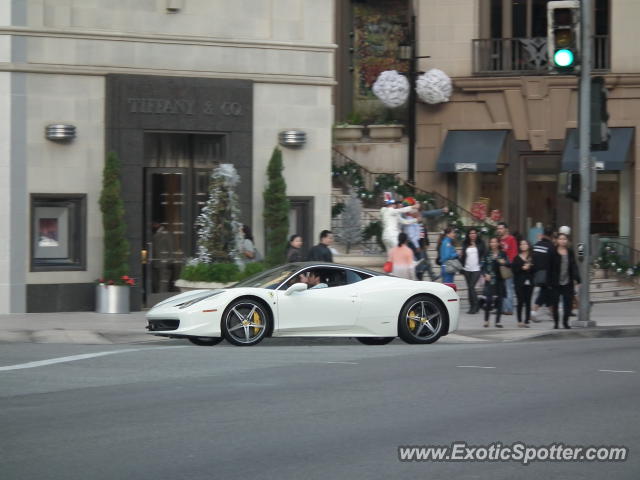 Ferrari 458 Italia spotted in Beverly Hills, California