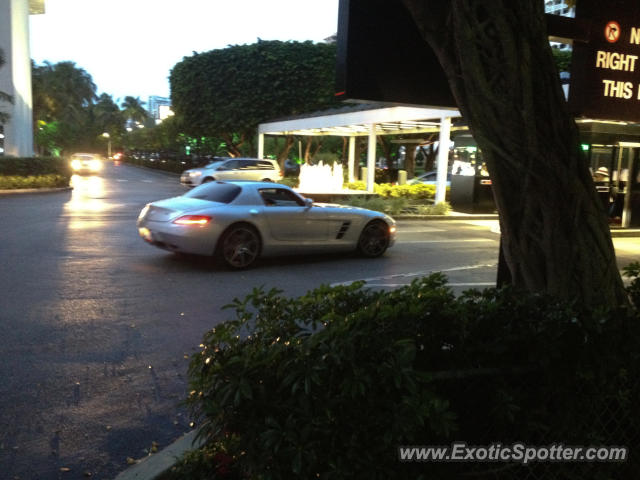 Mercedes SLS AMG spotted in Bal Harbour, Florida