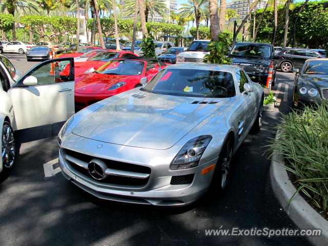 Mercedes SLS AMG spotted in Miami, Florida