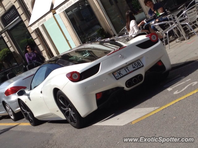 Ferrari 458 Italia spotted in Geneva, Switzerland