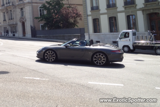 Porsche 911 spotted in Geneva, Switzerland