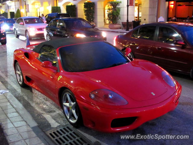 Ferrari 360 Modena spotted in West Palm Beach, Florida