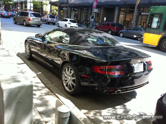 Aston Martin DB9 spotted in Seattle, Washington