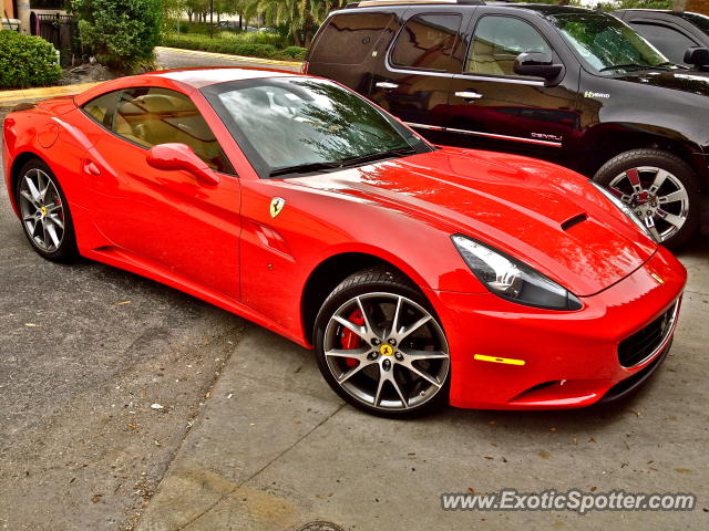 Ferrari California spotted in Windermere, Florida