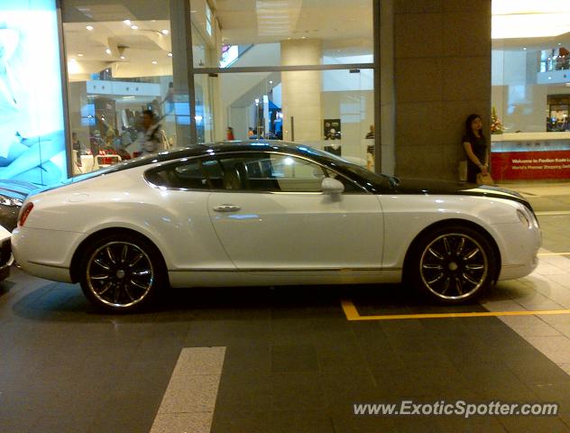 Bentley Continental spotted in Bukit Bintang KL, Malaysia