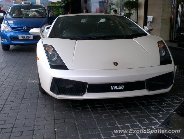 Lamborghini Gallardo spotted in Bukit Bintang KL, Malaysia