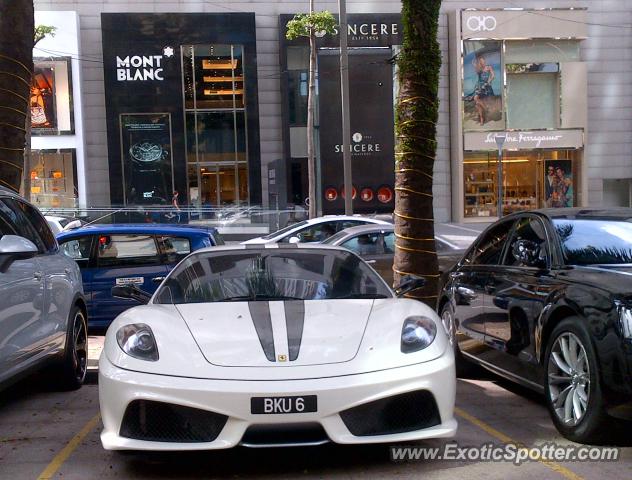 Ferrari F430 spotted in Bukit Bintang KL, Malaysia