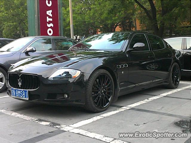 Maserati Quattroporte spotted in Beijing, China