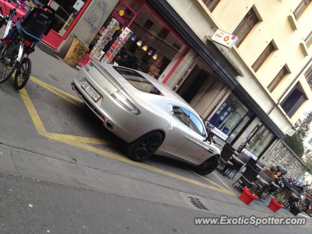 Aston Martin Rapide spotted in Geneva, Switzerland