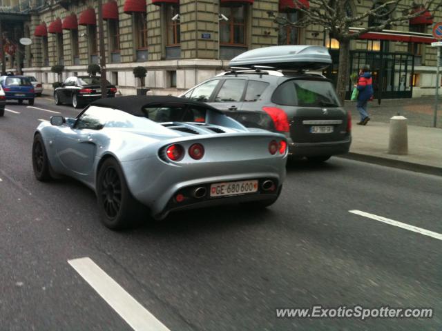 Lotus Elise spotted in Geneva, Switzerland