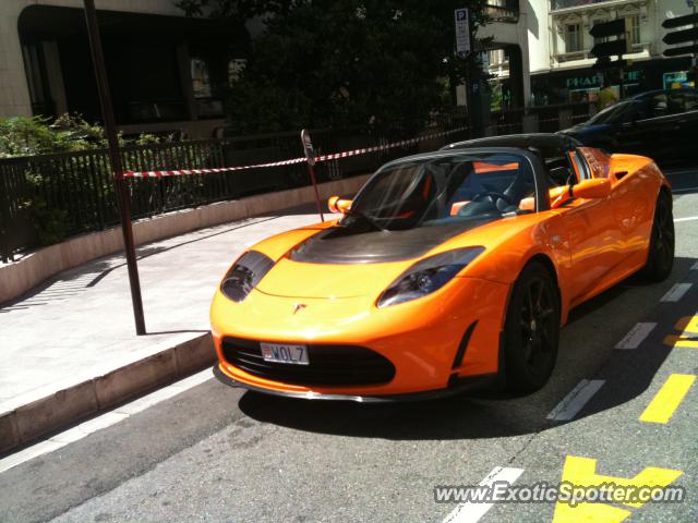 Tesla Roadster spotted in Monaco, Monaco