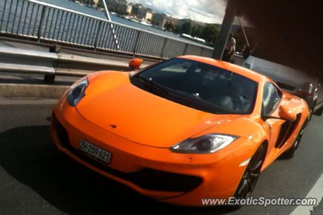 Mclaren MP4-12C spotted in Geneva, Switzerland