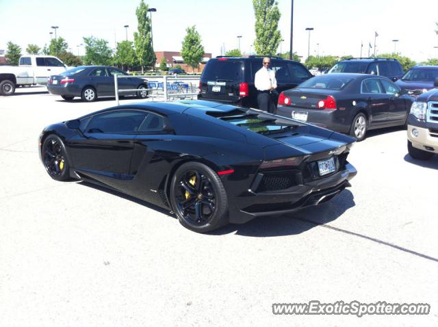 Lamborghini Aventador spotted in St. Louis, Missouri