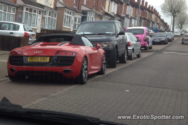 Audi R8 spotted in Birmingham, United Kingdom