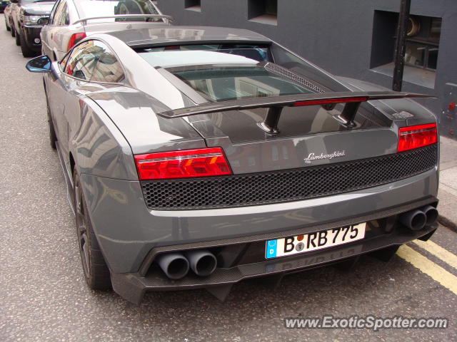 Lamborghini Gallardo spotted in London, United Kingdom