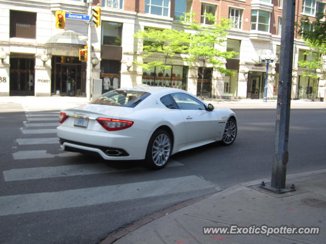 Maserati GranTurismo spotted in Toronto, Canada