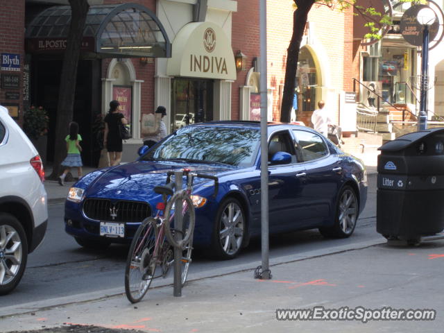 Maserati Quattroporte spotted in Toronto, Canada