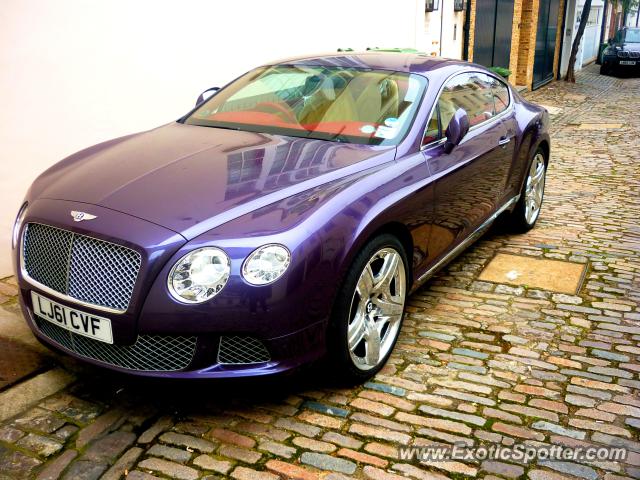 Bentley Continental spotted in London, United Kingdom