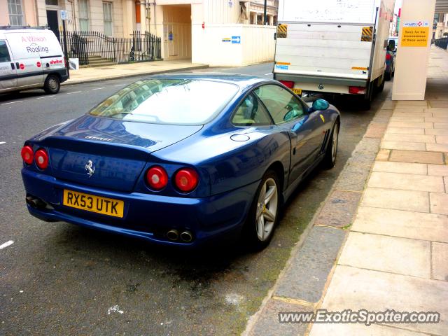 Ferrari 550 spotted in London, United Kingdom