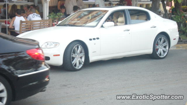 Maserati Quattroporte spotted in Miami Beach, Florida