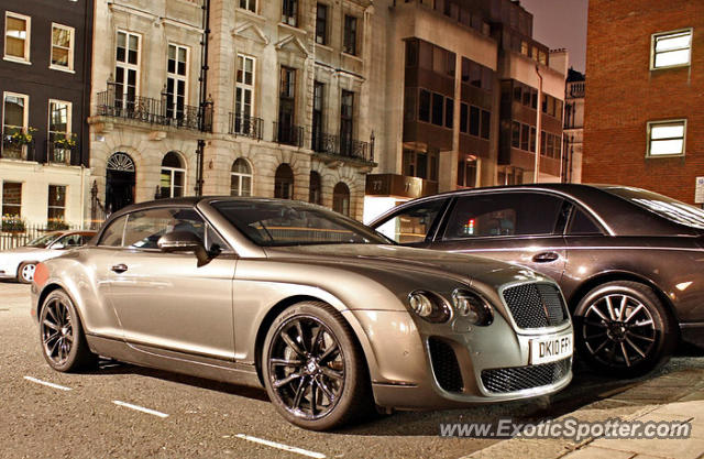 Bentley Continental spotted in London, United Kingdom