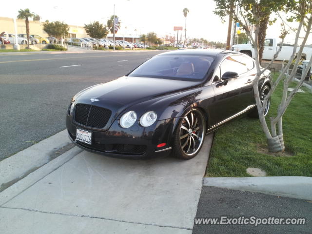 Bentley Continental spotted in Riverside, California