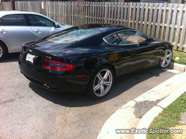 Aston Martin DB9 spotted in Alexandria, Virginia