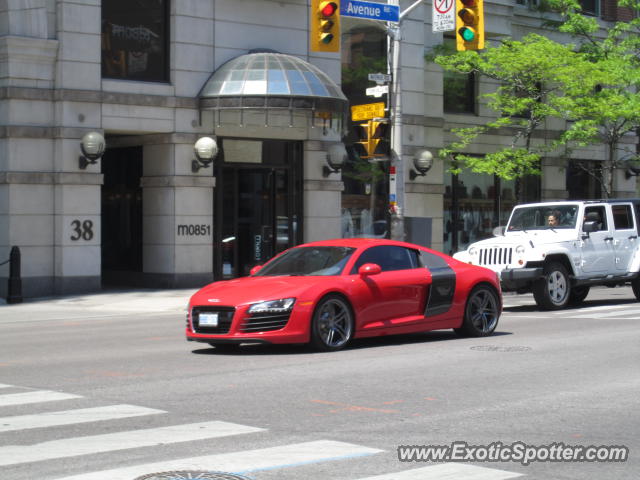 Audi R8 spotted in Toronto, Canada