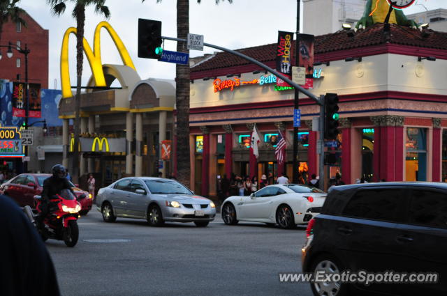 Ferrari California spotted in Hollywood, California