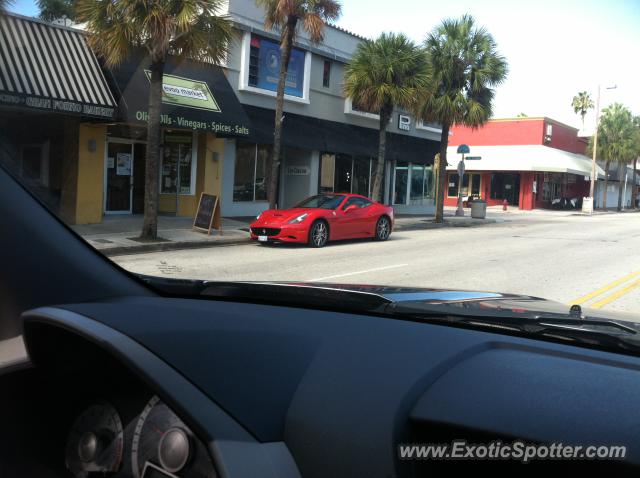 Ferrari California spotted in Ft. Lauderdale, Florida