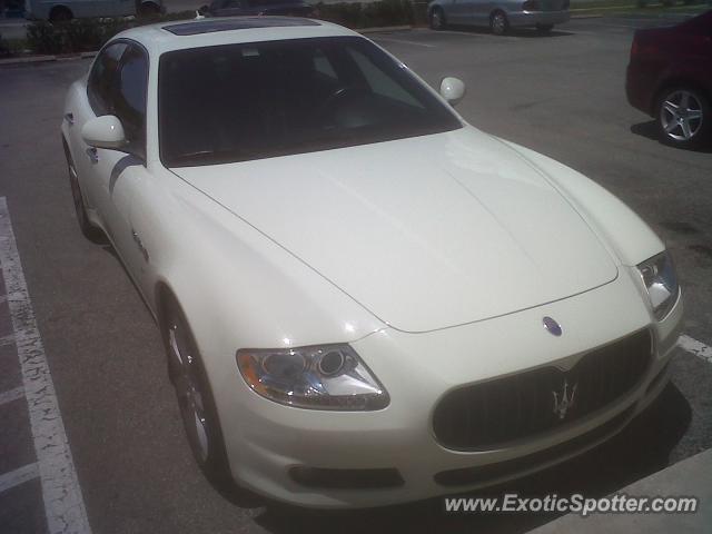 Maserati Quattroporte spotted in Tampa, Florida