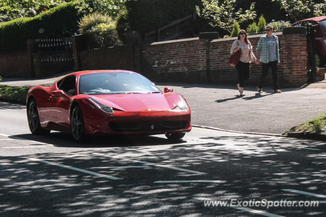 Ferrari 458 Italia spotted in York, United Kingdom