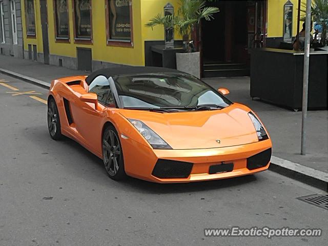 Lamborghini Gallardo spotted in BERN, Switzerland