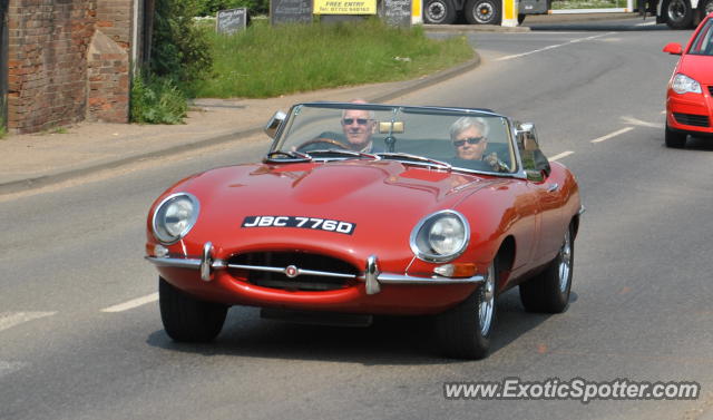 Jaguar E-Type spotted in London, United Kingdom