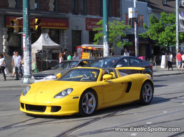 Porsche Carrera GT spotted in Toronto, Canada