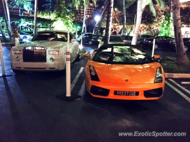 Lamborghini Gallardo spotted in Bal Harbour, Florida