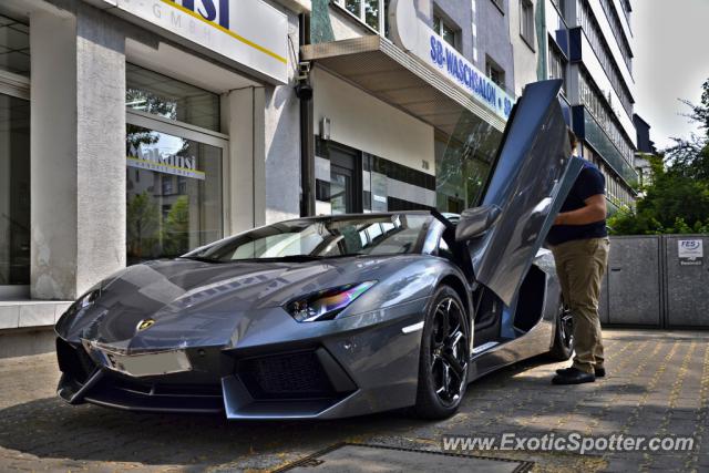 Lamborghini Aventador spotted in Frankfurt, Germany