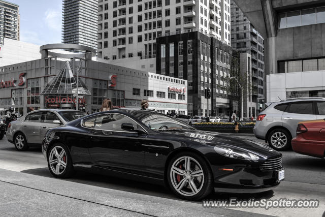 Aston Martin DB9 spotted in Toronto, Canada