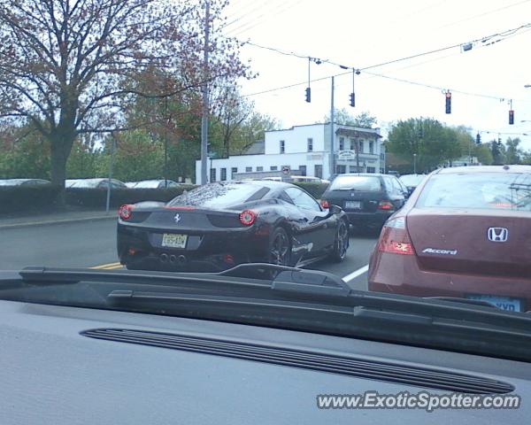 Ferrari 458 Italia spotted in Greenwich, Connecticut