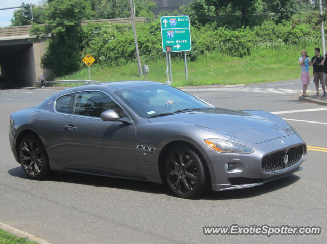 Maserati GranTurismo spotted in Greenwich, Connecticut