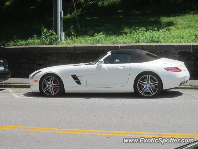 Mercedes SLS AMG spotted in Greenwich, Connecticut